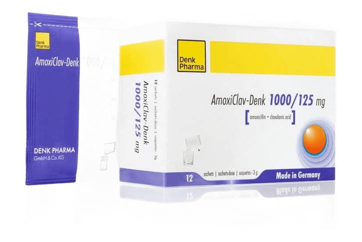 Amoxiclav-denk 1000/125mg 1 sachet