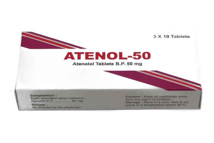 Atenolol 50mg 1 tablet