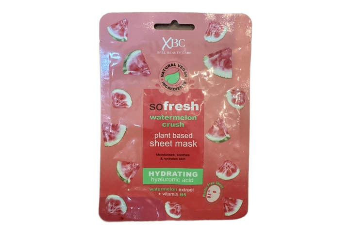 Xpel so fresh watermelon crush sheet mask