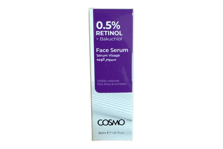 Cosmo face serum 0.5% Retinol +bakuchiol  30ml