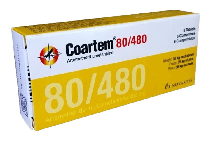 Coartem 80/480 tab B/6