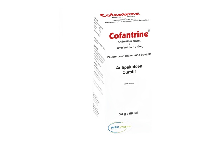 Cofantrine 180/1080mg susp buv/60ml