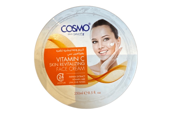 Cosmo vitamin C skin revitalizing face cream 250ml