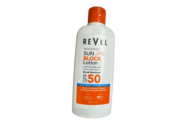 Revel Sun Block Lotion 50 SPF 200ml