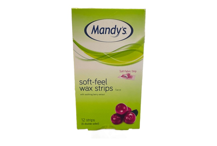 Mandys Soft Feel Face Wax Strip 12s