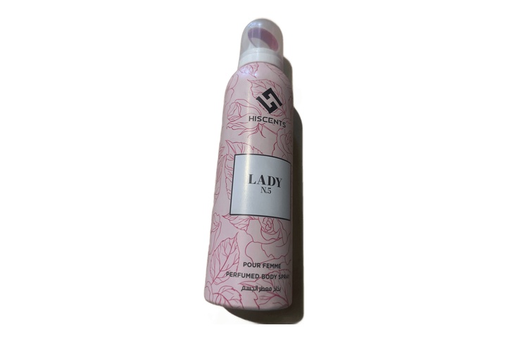 Hiscents Lady N5 Body Spray 200ml