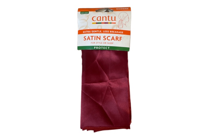 CANTU SATIN SCARF MODERN RED