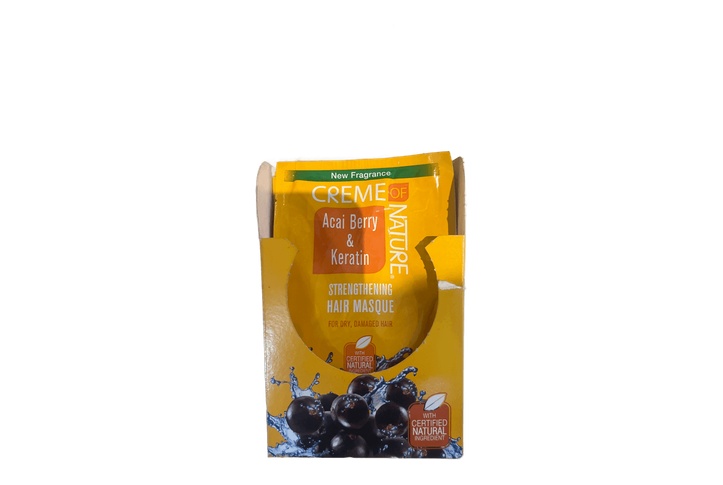 Creme of Nature Acai Berry and Keratin Hair Masque 51ml Scht