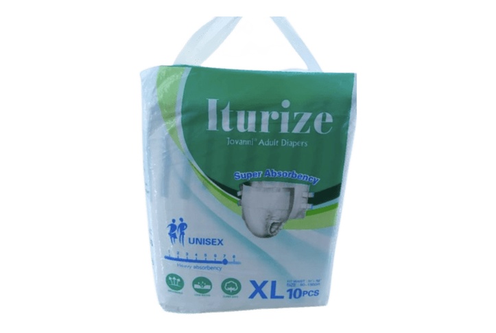 Iturize Adult Diapers Unisex XL 10 Pcs