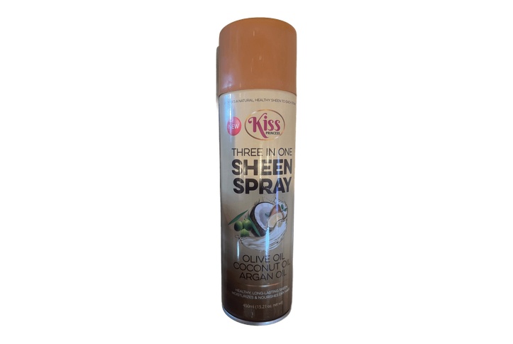 Kiss hair sheen spray olive 450ml