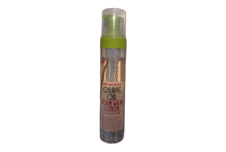 Anti-breakable olive oil form wrap lotion with pro vitamins