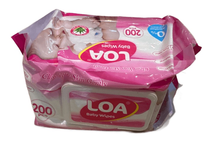 LOA Baby Wipes 200pcs