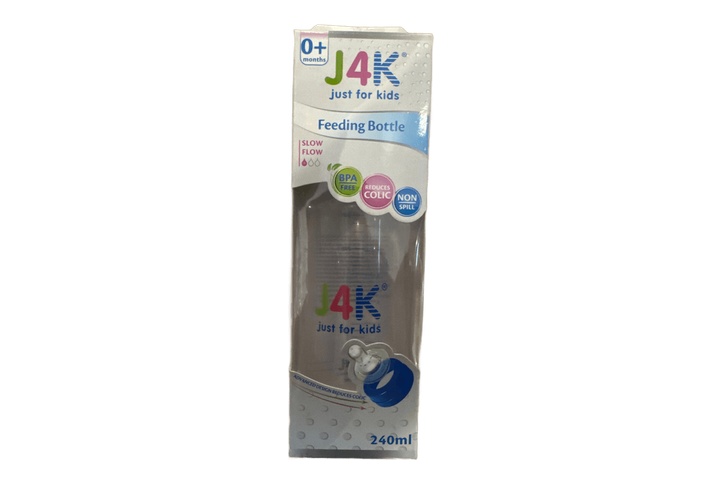 J4k Feeding Bottle 240ml Blue