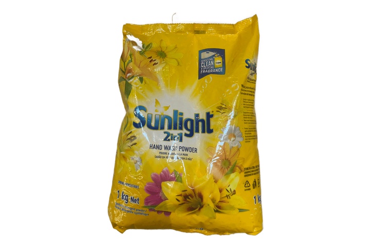 Sunlight Hand Wash Powder Yellow Cht 12X1kg