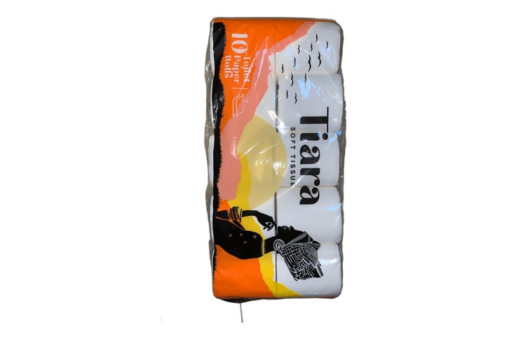 TIARA SOFT TISSUE WHITE WRAP OF 10