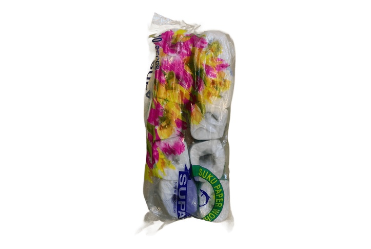 Supa Toilet Paper White&green Wrap Of 10