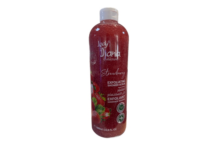 Lady Diana Exfoliating shower scrub Strawberry 1L