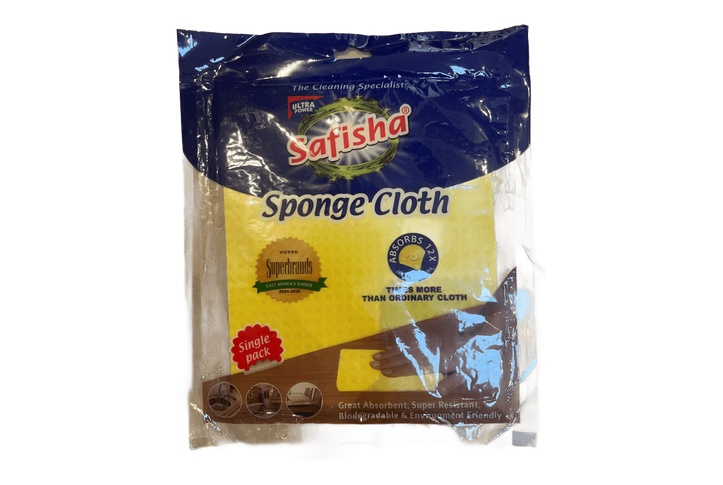 Safisha Sponge cloth yellow single pack