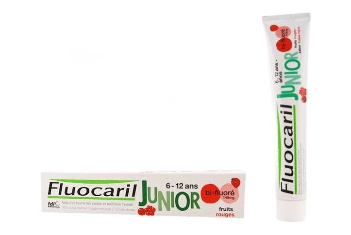 Fluocaril Junior 6-12 bi-fluore 145 mg 75ml B/2