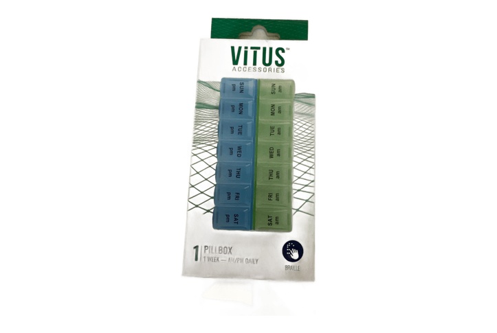 Vitus Pill Box - 1 Week Am/Pm Daily
