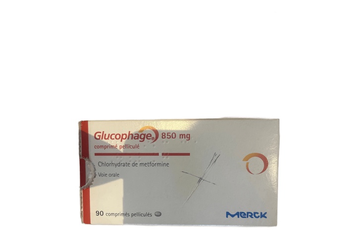 Glucophage 850mg Tab b/90