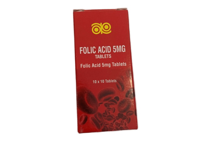 Folic Acid 5mg S/F b/100