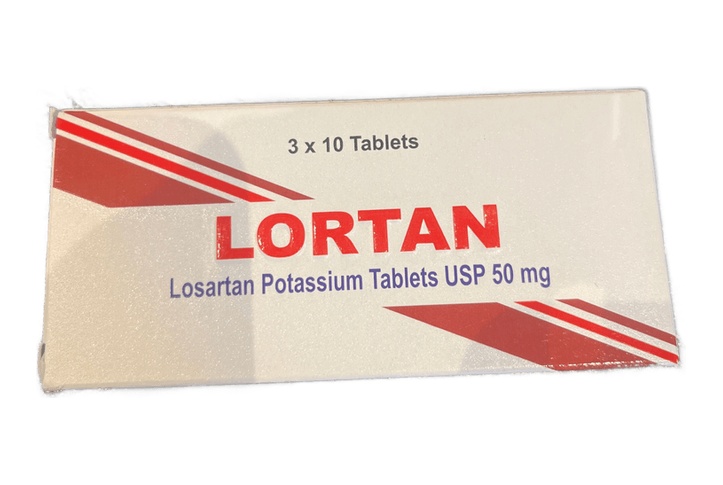 Losartan 50mg (Lortan)1 Comp b/30