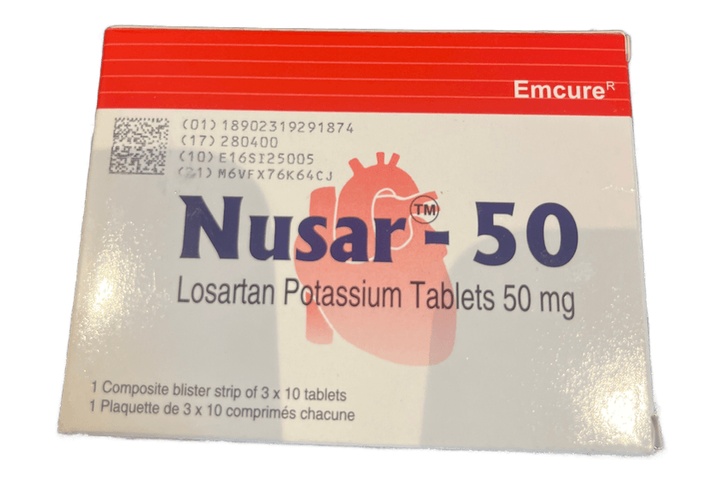 Nusar-50 (Losartan 50mg) Tablet