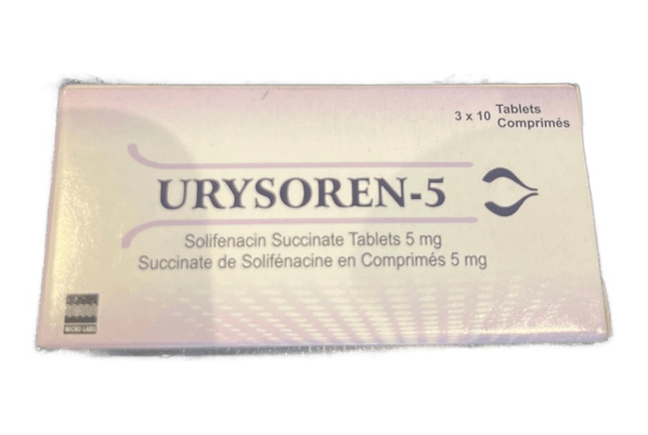 Urysorene 5mg(Solifenacin) tab B/10