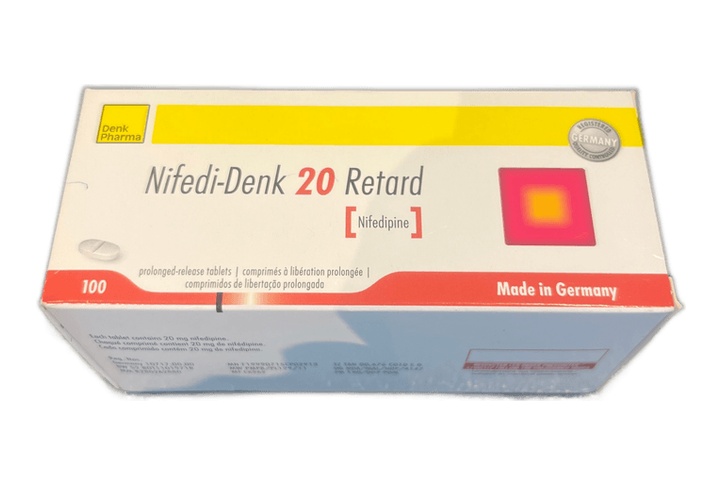 Nifedipine 20mg B/100