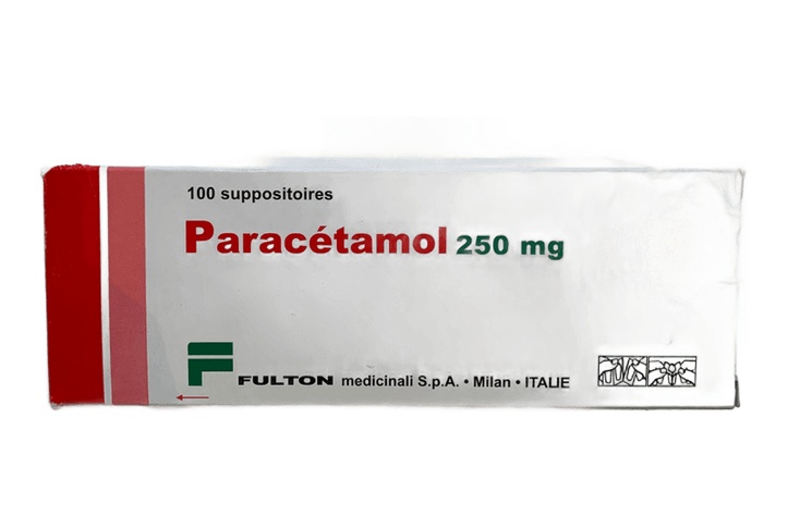 Paracetamol 250mg 1 Suppo Box of 100 (Fulton)