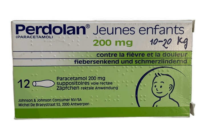Perdolan  200mg 1 Suppo Box of 12 (Green)