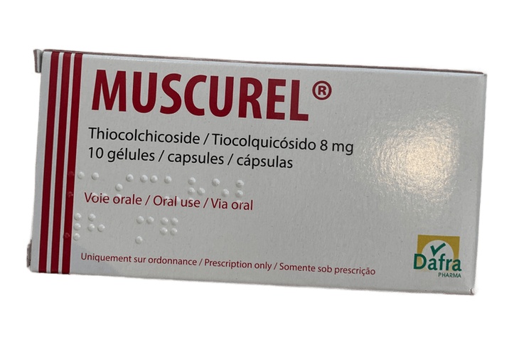 MUSCUREL 8MG COMP
