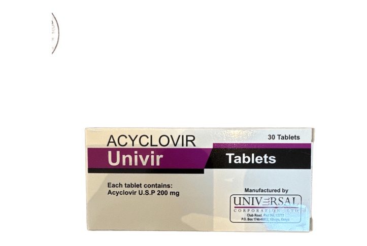 Acyclovir 200mg tablet (Univir)