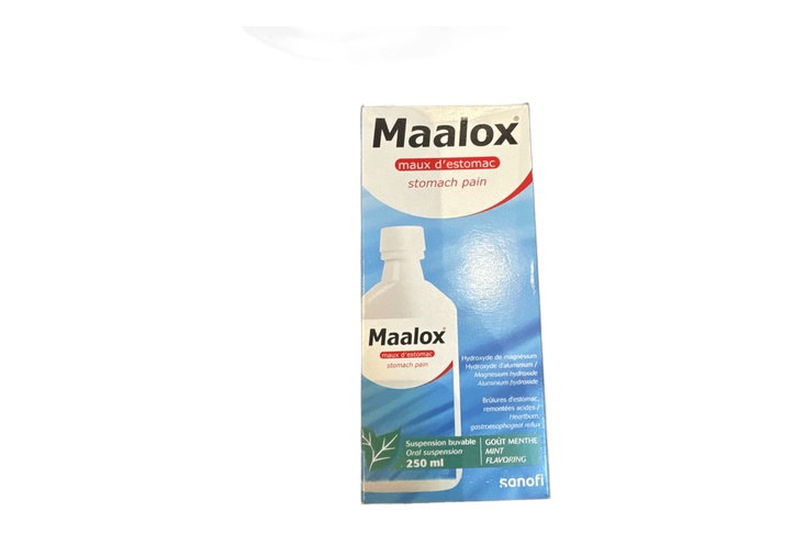 Maalox 350/400mg 250ml Suspension Buvable