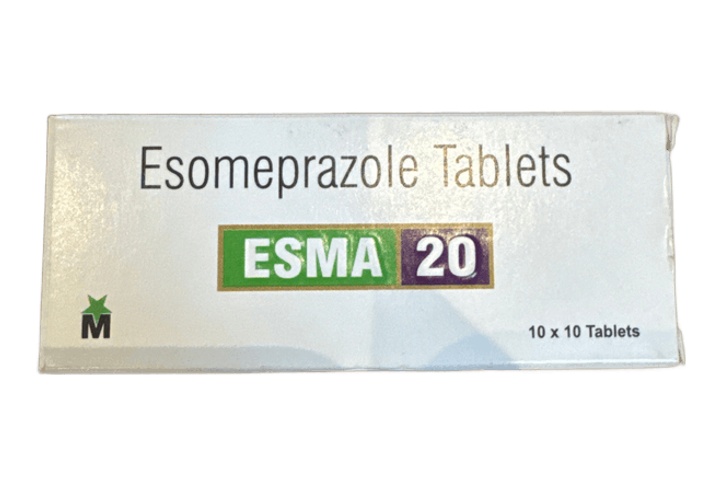 Esomeprazole 20mg Capsules b/100