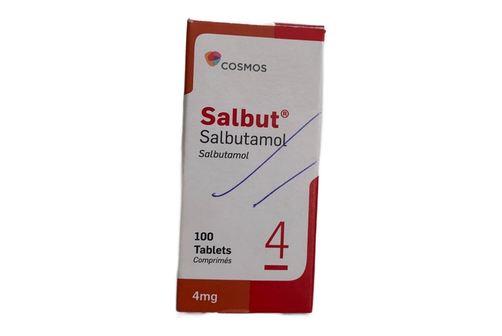Salbutamol 4mg Tabs B/100