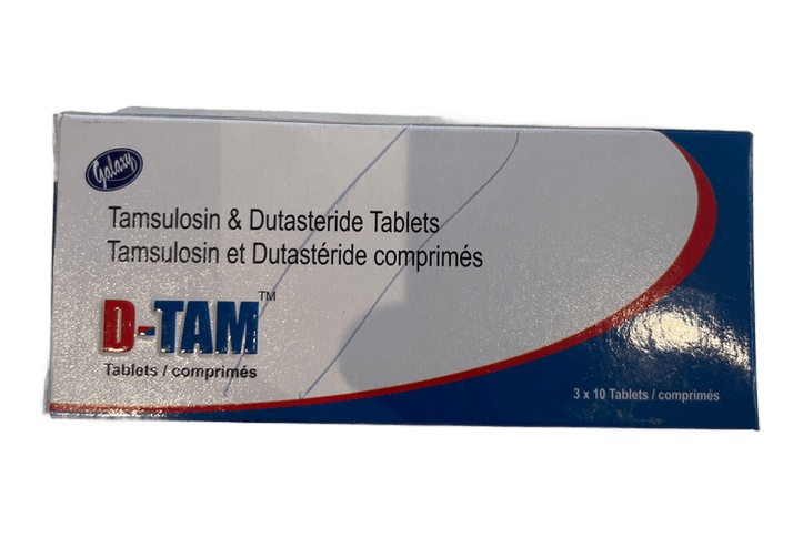 D-Tam(Tamsulosine 0.4mg Et Dustasteride 0.5mg) 1 Comp b/30