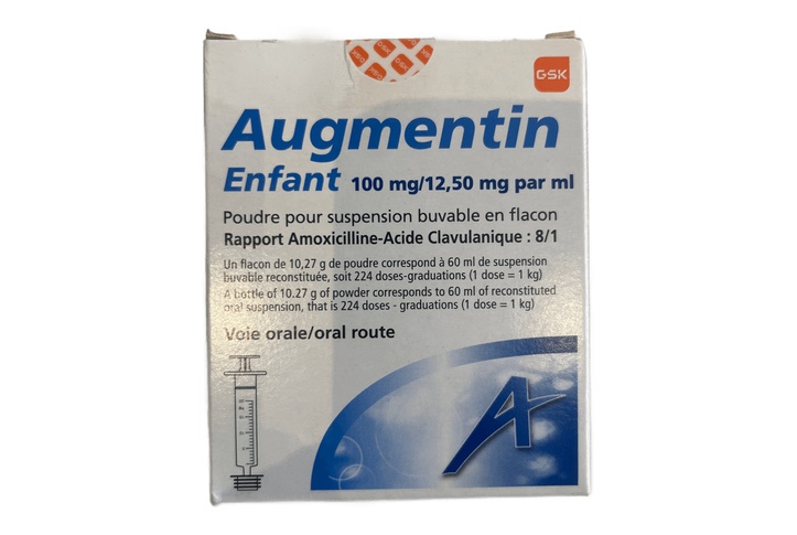 Augmentin 100mg/12.5mg/ml Suspension Enfant 60ml