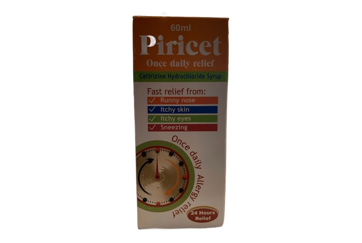 Piricet Syrup 60ml (Cetrizine)