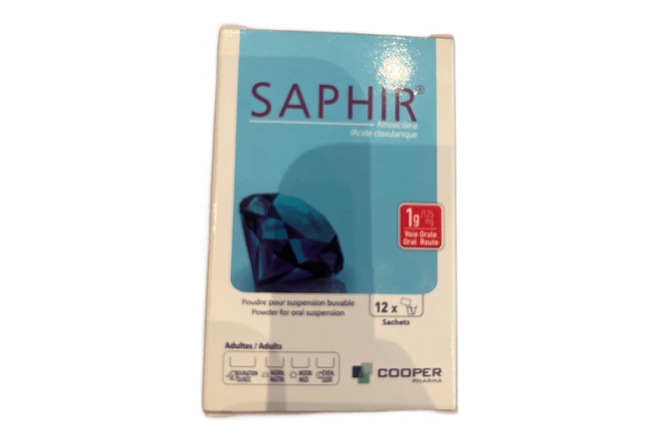 Saphir Sachet 1gr/125mg B/12