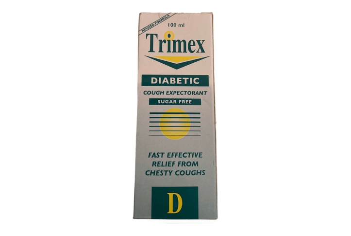 Trimex Diabetic Cough Expectorant Sugar Free Syrup 100ml