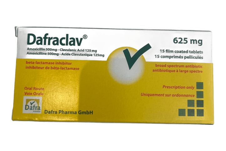 Dafraclav 500/125mg Comp /15