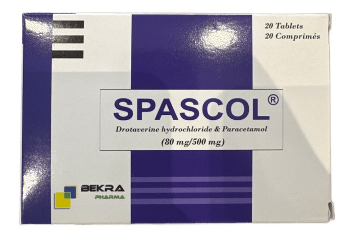 Spascol 80mg/500mg Tabs b/20