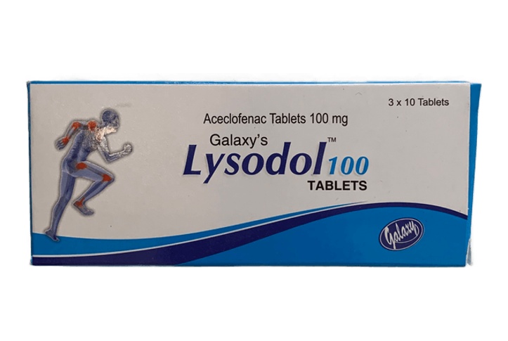 Lysodol (aceclofenac) tab 100mg b/30