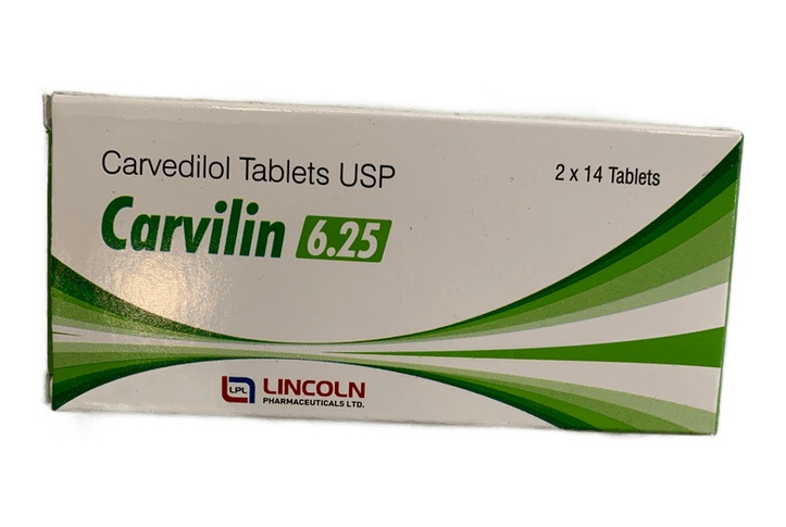 Carvedilol 6,25mg 1 Comp