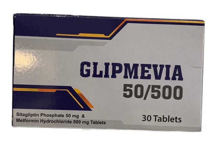 Glipmevia 500/50mg (Sitagliptin 50mg Et Metformin b/30