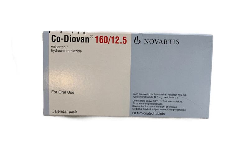 Co-Diovan 160/12.5mg Tabs B/28