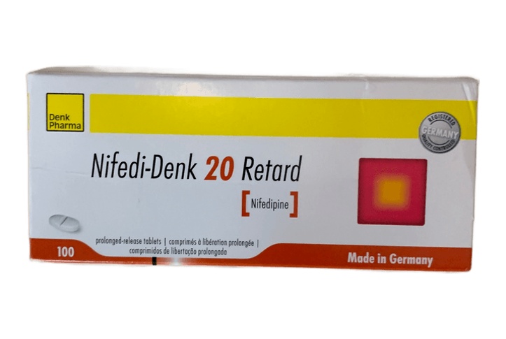 Nifedi Denk 20mg Retard Comp/100