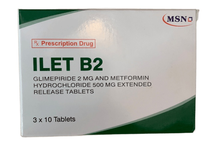 Glimepiride 2mg Metformin(ILET B2)
